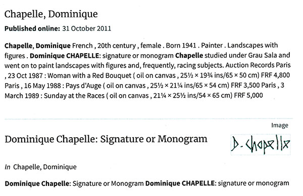 BENEZIT Dominique Chappelle